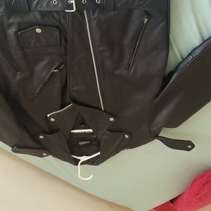 Wilson leather jacket  large  black